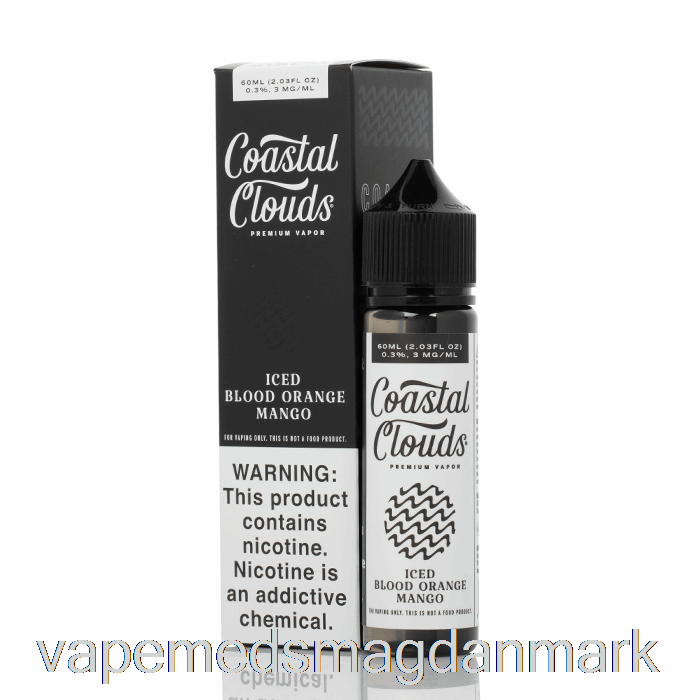 Vape Væske Iced Blood Orange Mango - Coastal Clouds Co. - 60ml 3mg